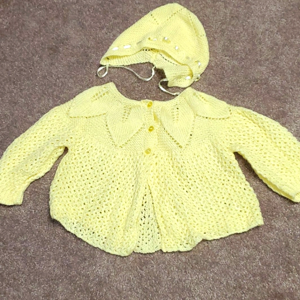 Handmade Beautiful soft knit set